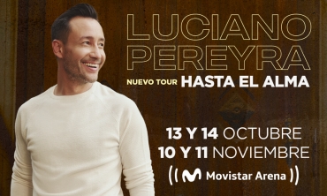 Luciano Pereyra este viernes y sábado en el Movistar Arena